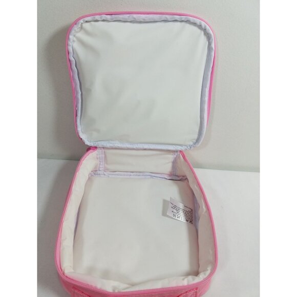 Unicorn Mermaid Pink Reversible Sequin Insulated Lunch Bag For Girls - Picture 3 of 9